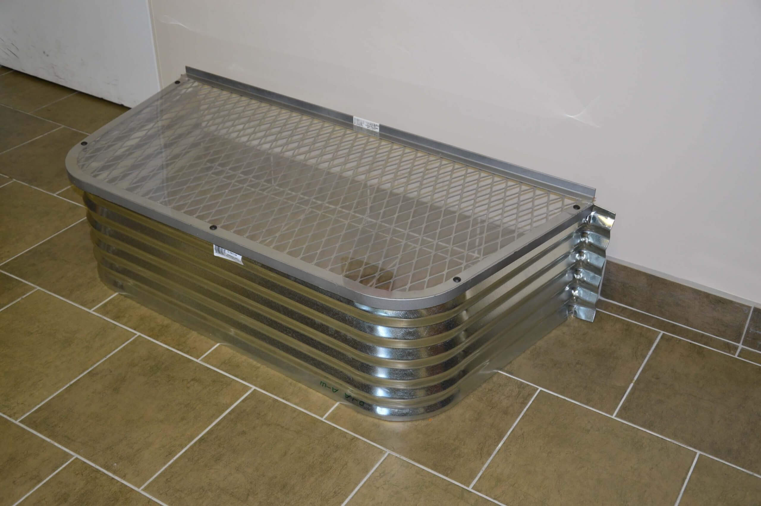 Steel Cover Complete with Polycarbonate Sheet