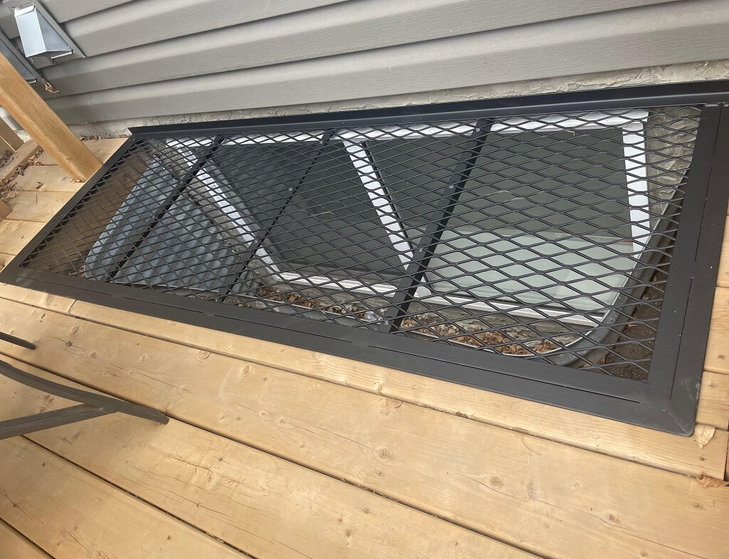 Powder Coated Steel Deck Cover